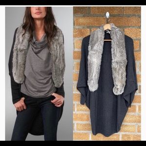 Joie rabbit fur sweater